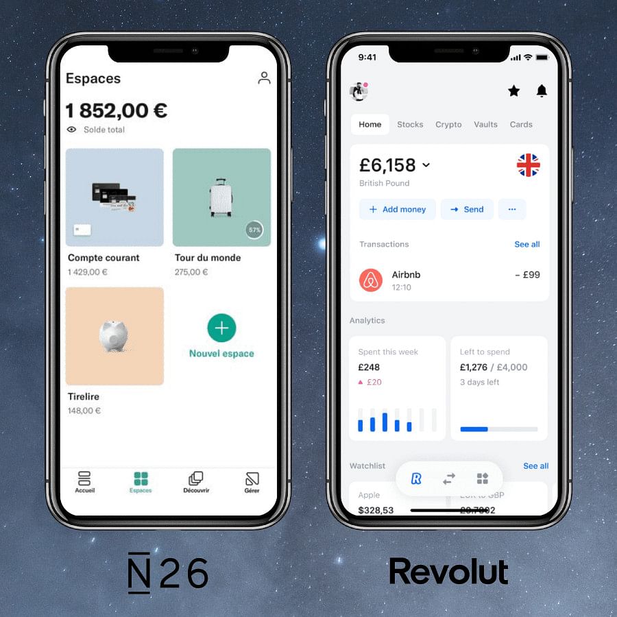 N26 ou Revolut quelle néobanque mobile choisir