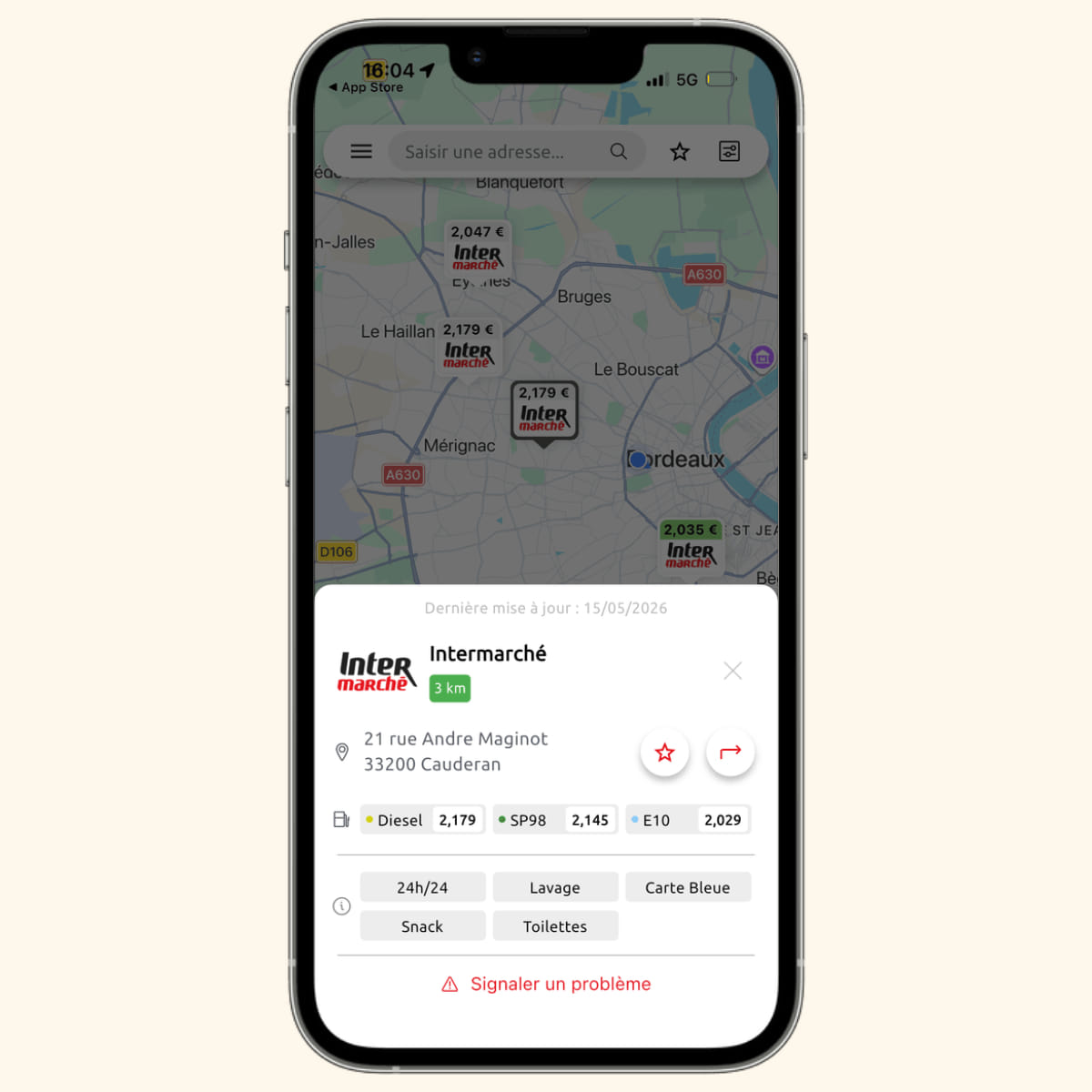Application Carte Carburant Intermarche Station Infos