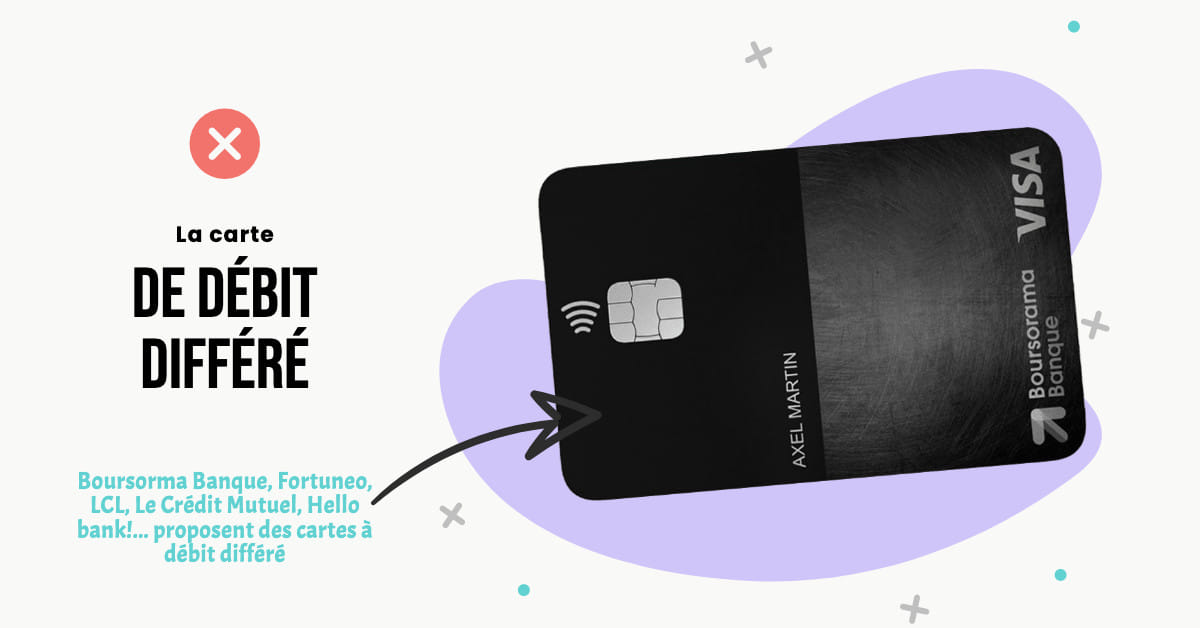 Carte bancaire à débit différé