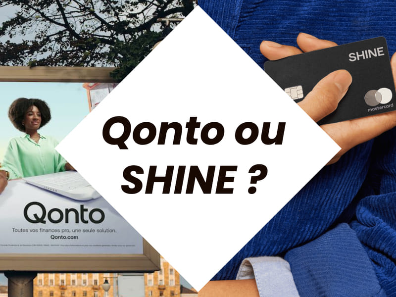 Comparatif Qonto Shine pour les indépendants (micro-entreprise, EI, EURL, SASU)