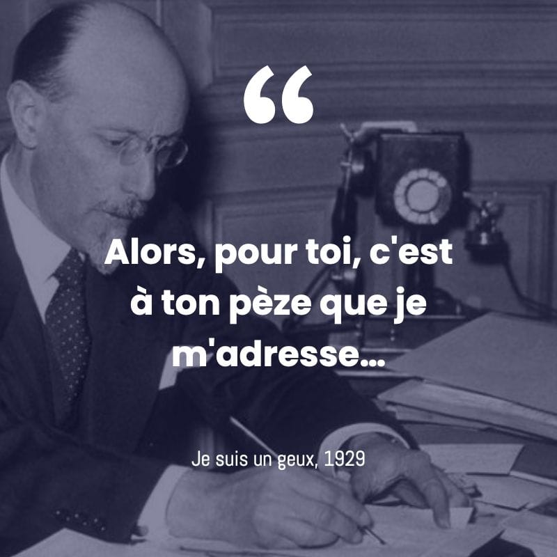Je suis un geux, de BENJAMIN Ren&eacute;