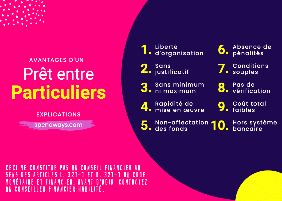 Avantages du pret entre particulier