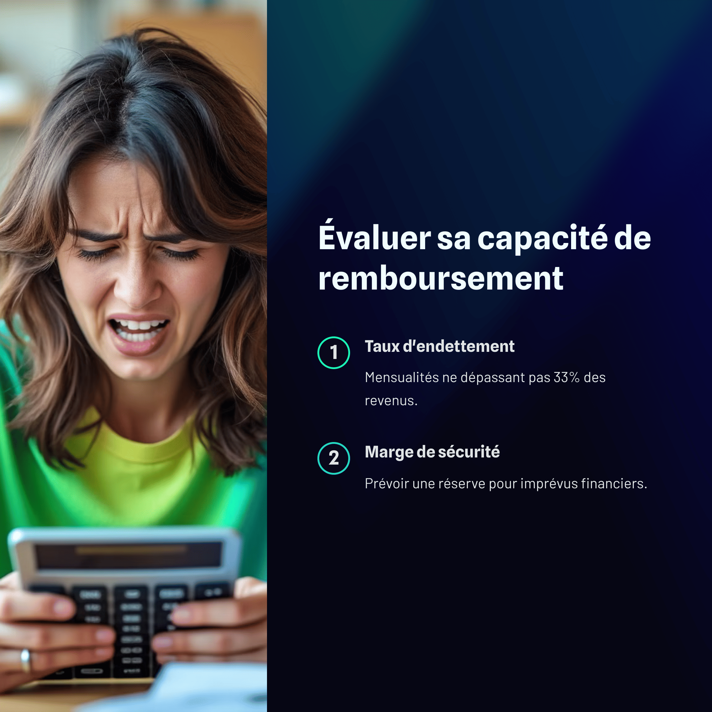 évaluer sa capacité de remboursement