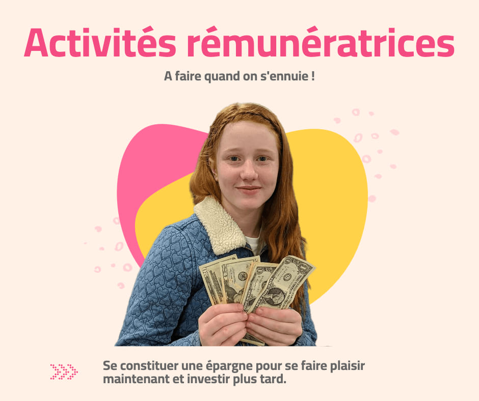 activités à faire quand on s'ennuie pour gagner de l'argent