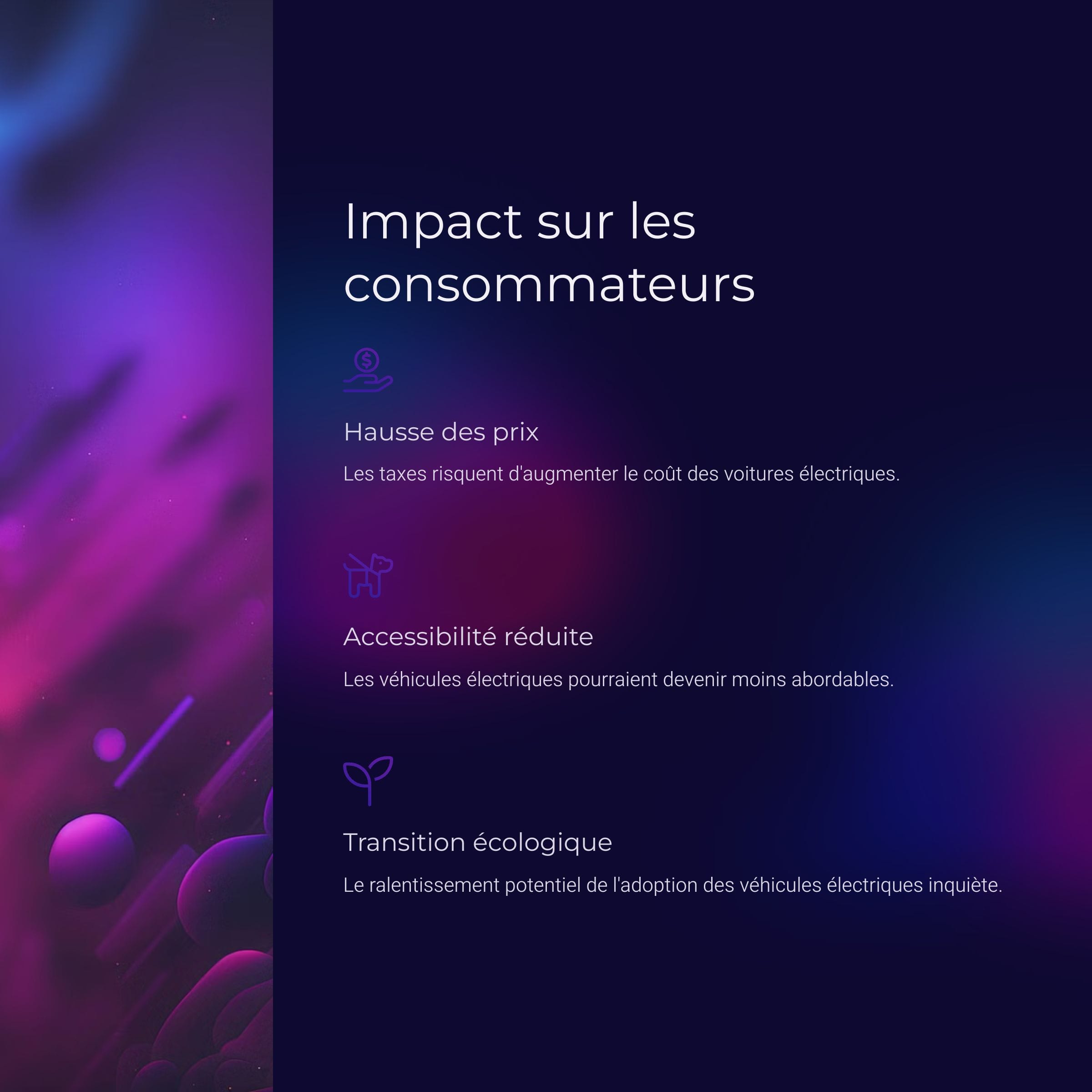 impact des taxes sur les consommateurs européens