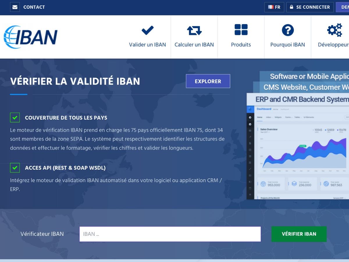 Le service en ligne IBAN.com permet de retrouver sa domiciliation bancaire