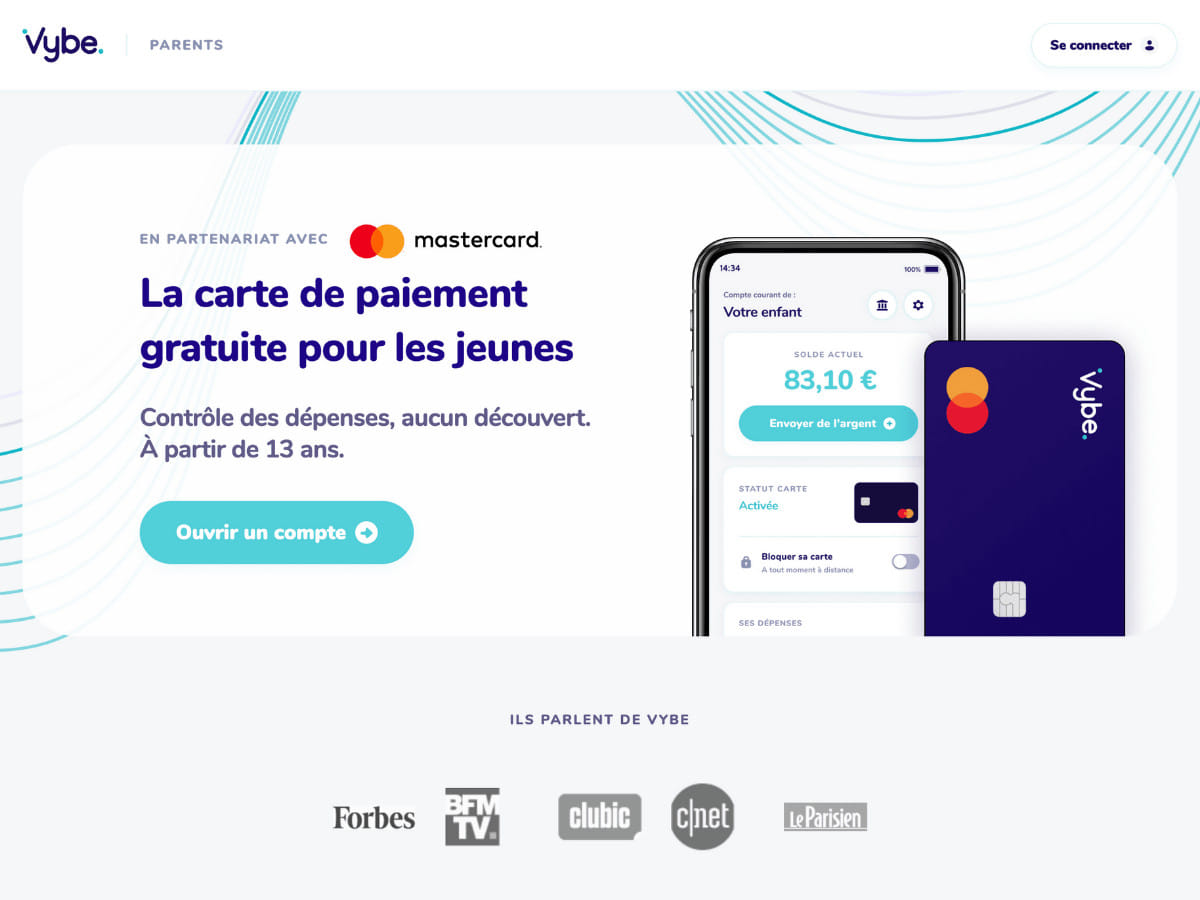 Le site de Vybe n'annonçait pas encore d'information sur la fermeture du service 1 mois après la mise en liquidation judiciaire.