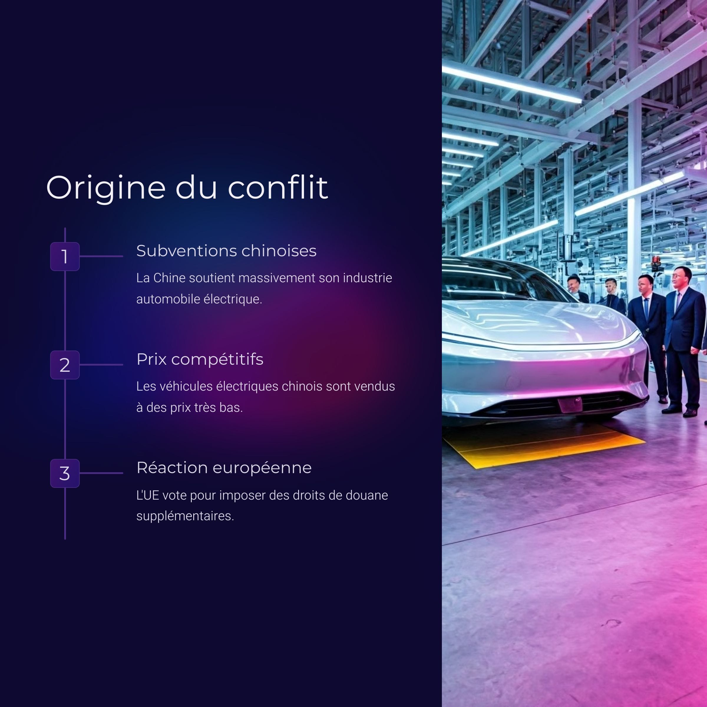 origine conflit chine ue