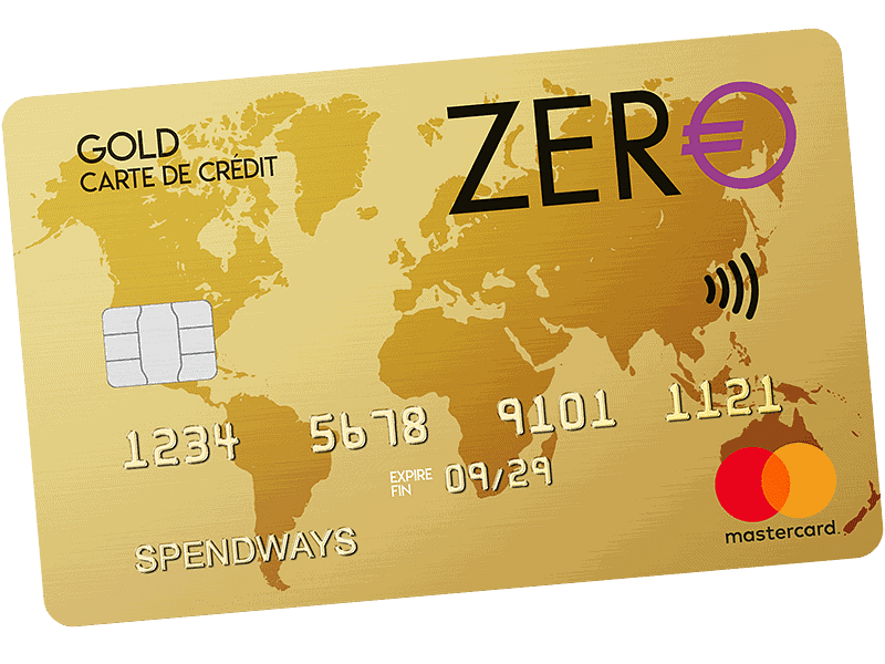Carte Zero Avis Plafond Justificatif Gold Mastercard Gratuite Spendways