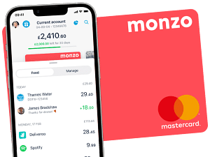 Carte Mastercard Monzo
