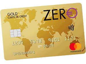 Carte Zero : carte de crédit Gold MasterCard par Advanzia Bank