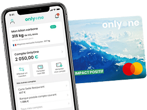 Compte bancaire éco-responsable OnlyOne