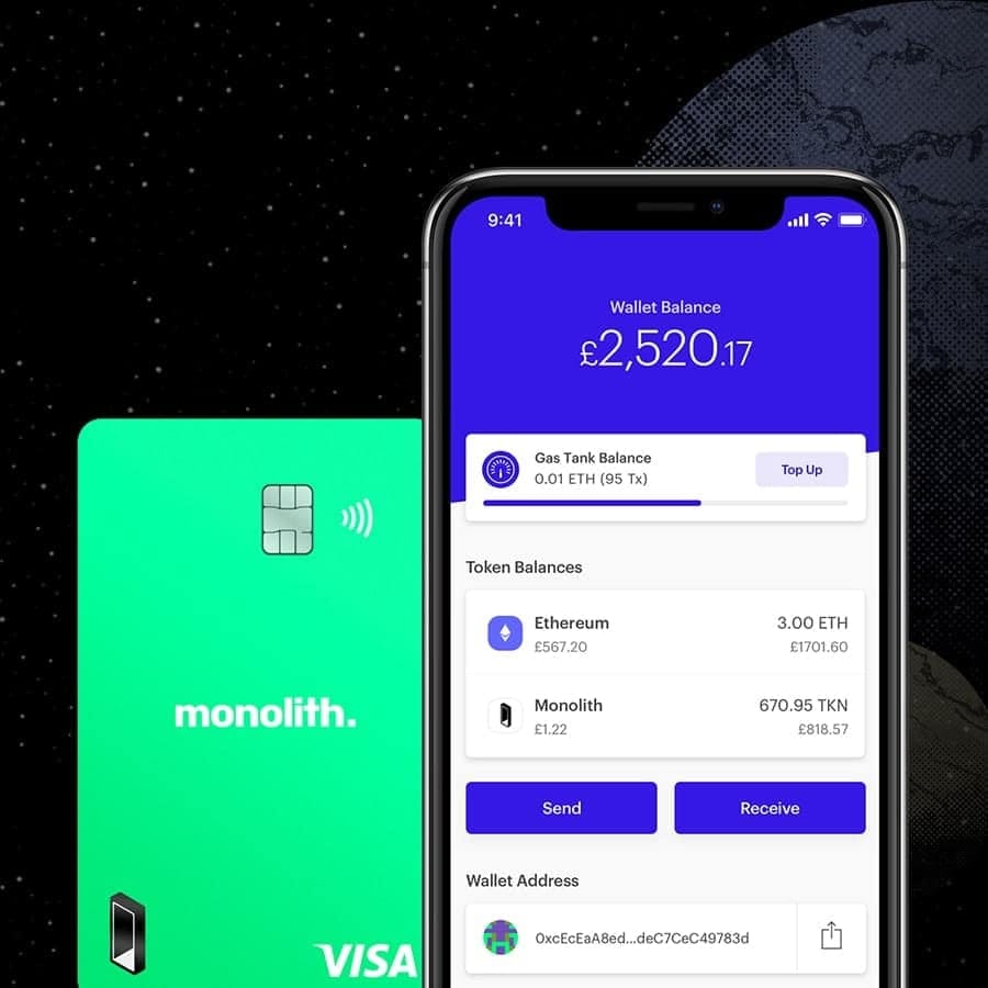 Monolith : carte crypto gratuite, avis et alternatives 2026 - Spendways