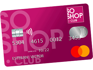 Carte ShoShop MasterCard