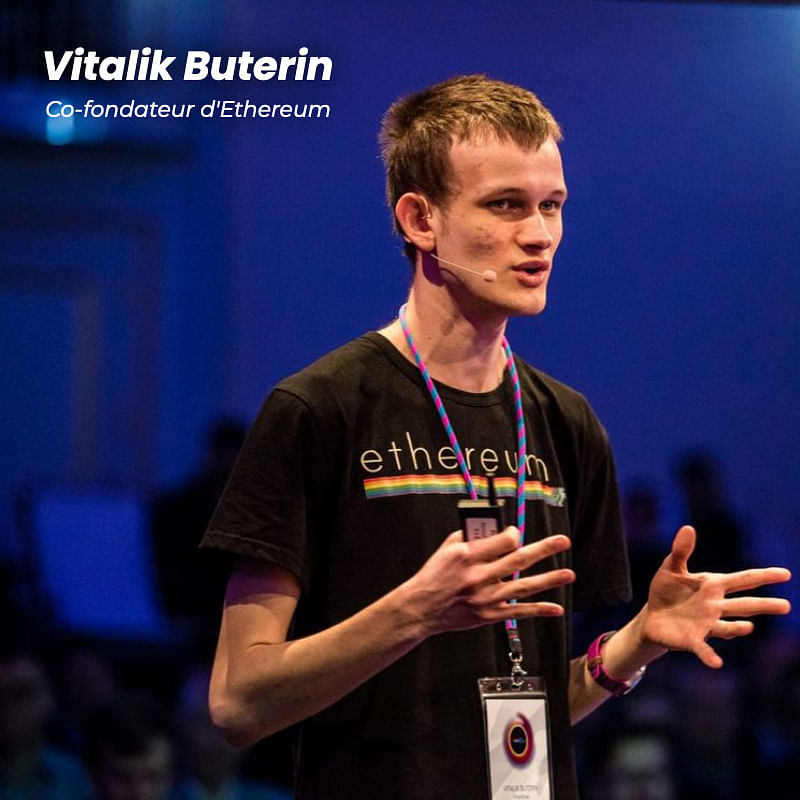 Vitalik Buterin est un ingénieur Canadien né en Russie qui a co-fondé le protocole Ethereum