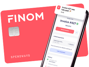 Carte et application FInom pour gérer ses dépenses, sa facturation et sa comptabilité