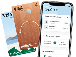 Compte et carte bancaire éco-banque Helios